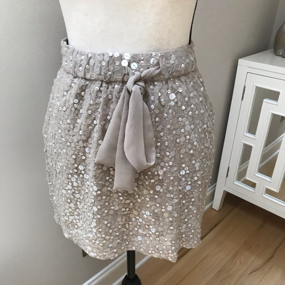 Gorgeous sparkly sequin mini skirt. Size XSP. New with Tags.